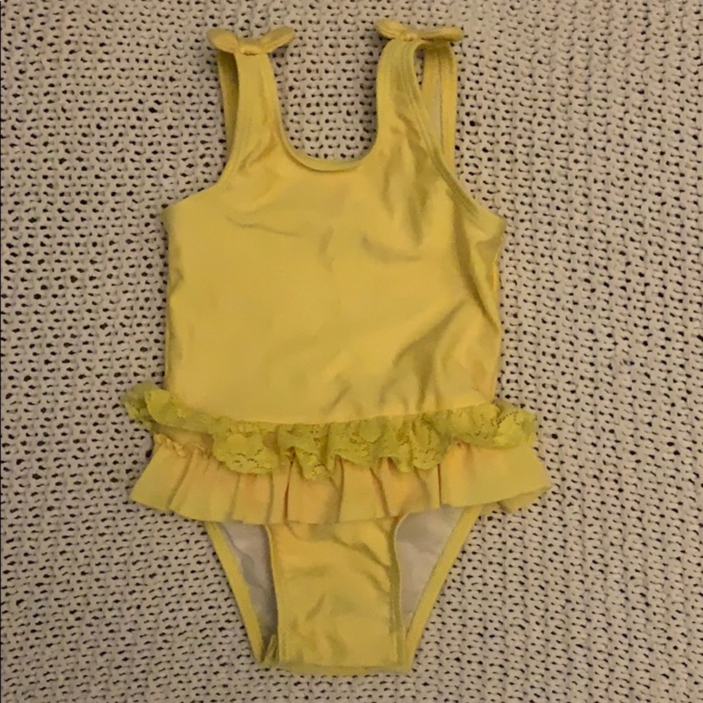 Yellow bathing suit